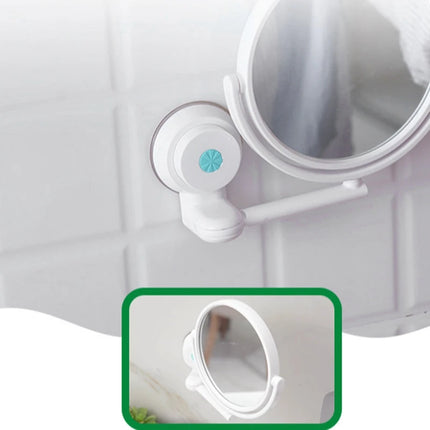 360° Rotating HD Vanity Mirror – Wall Mounted
