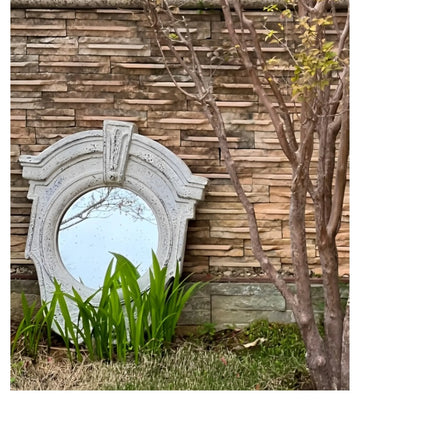 Boho Outdoor Wall Mirror – Decorative Hanging Art