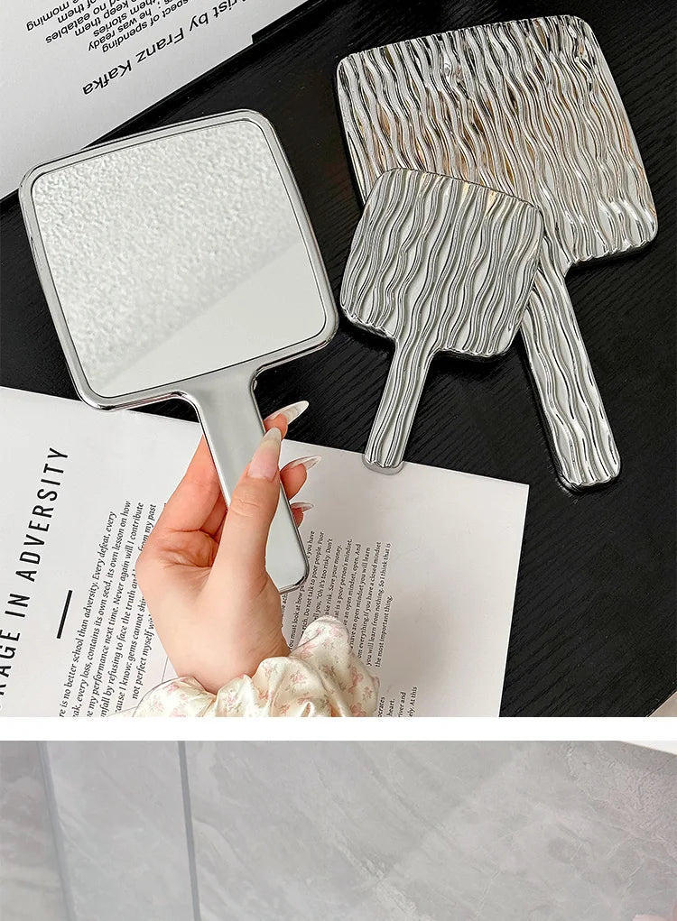 Portable Handheld Makeup Mirror – Modern Design