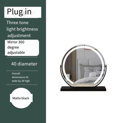 LED Lighted Makeup Mirror – Dimmable 10x Magnify