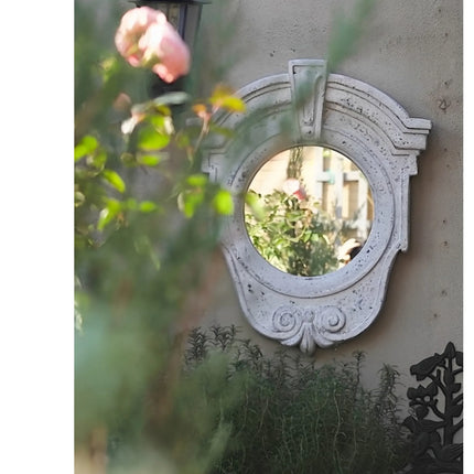 Boho Outdoor Wall Mirror – Decorative Hanging Art