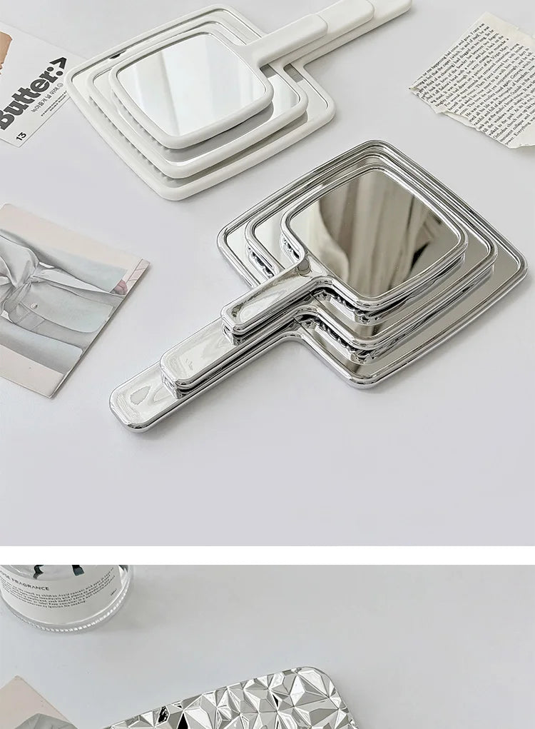 Portable Handheld Makeup Mirror – Modern Design