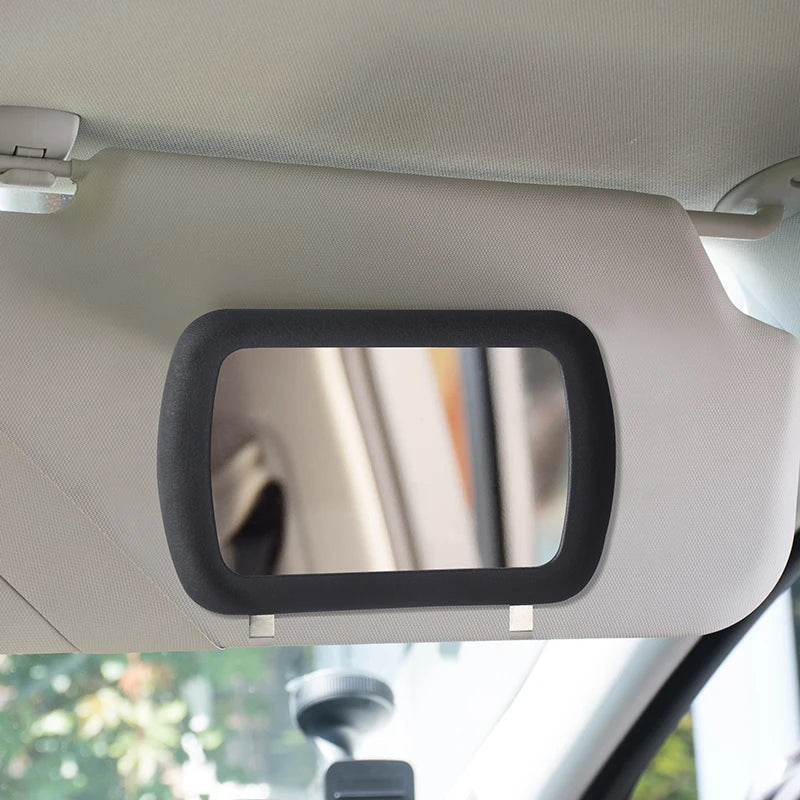 HD LED Car Vanity Mirror – Dimmable Sun Visor