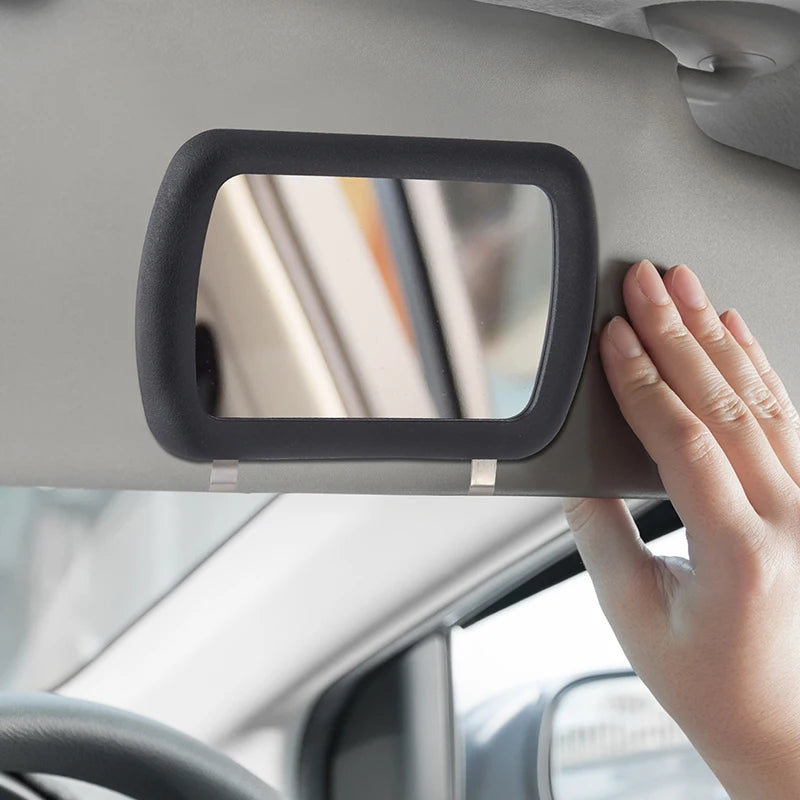 HD LED Car Vanity Mirror – Dimmable Sun Visor