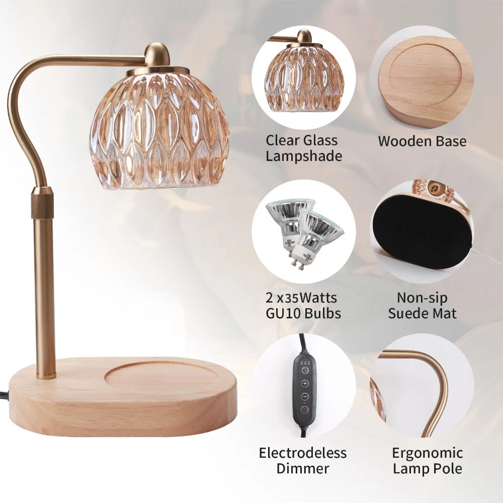 Retro Candle Warmer Lamp