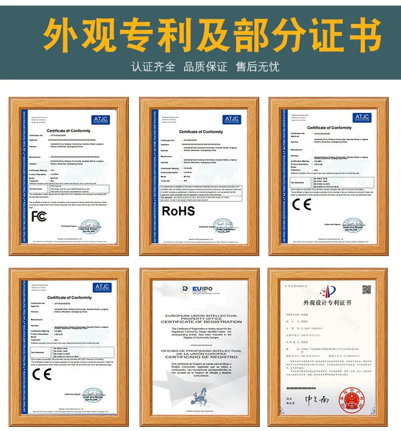 Rotatable LED Silver Bedroom Mirror