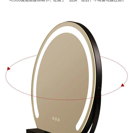 LED Lighted Makeup Mirror – Dimmable 10x Magnify