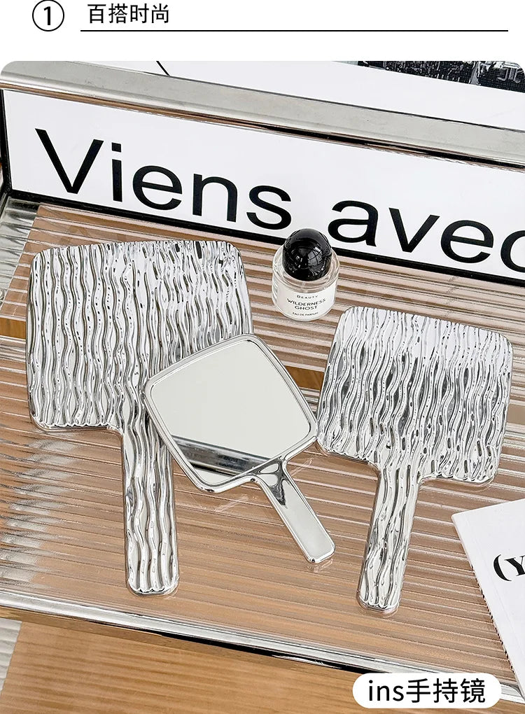 Portable Handheld Makeup Mirror – Modern Design