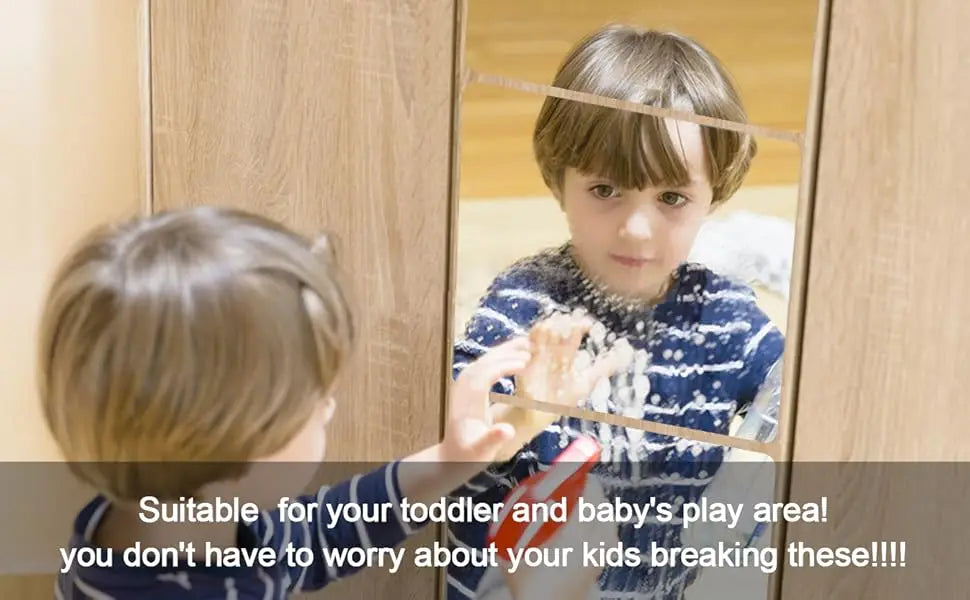 12” Wall-Mounted Acrylic Gym Mirror – Frameless