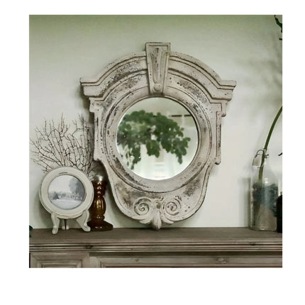 Boho Outdoor Wall Mirror – Decorative Hanging Art