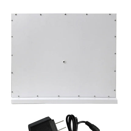 Rotatable LED Silver Bedroom Mirror