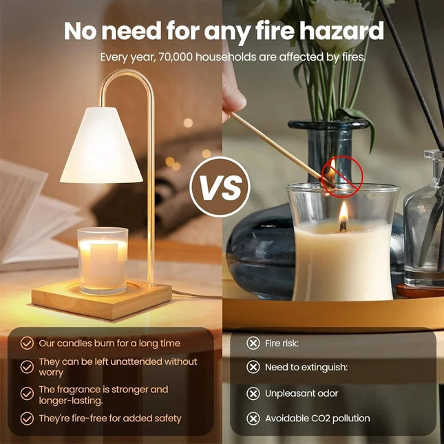 Candle Warmer Lamp with Timer