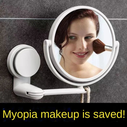 360° Rotating HD Vanity Mirror – Wall Mounted