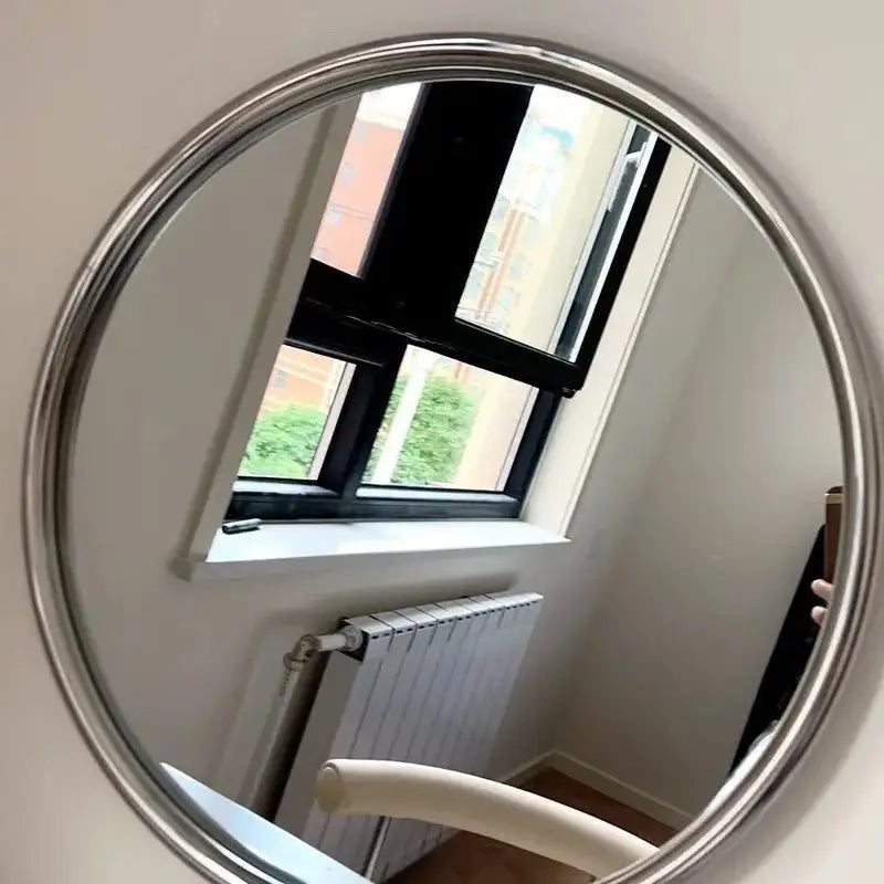 Minimalist Wall-Mounted Bathroom Mirror – Nordic Luxury