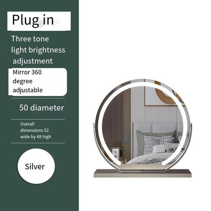 LED Lighted Makeup Mirror – Dimmable 10x Magnify