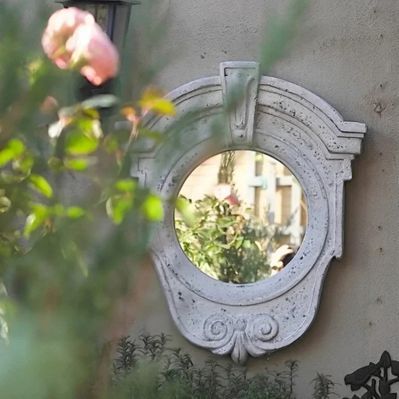 Boho Outdoor Wall Mirror – Decorative Hanging Art